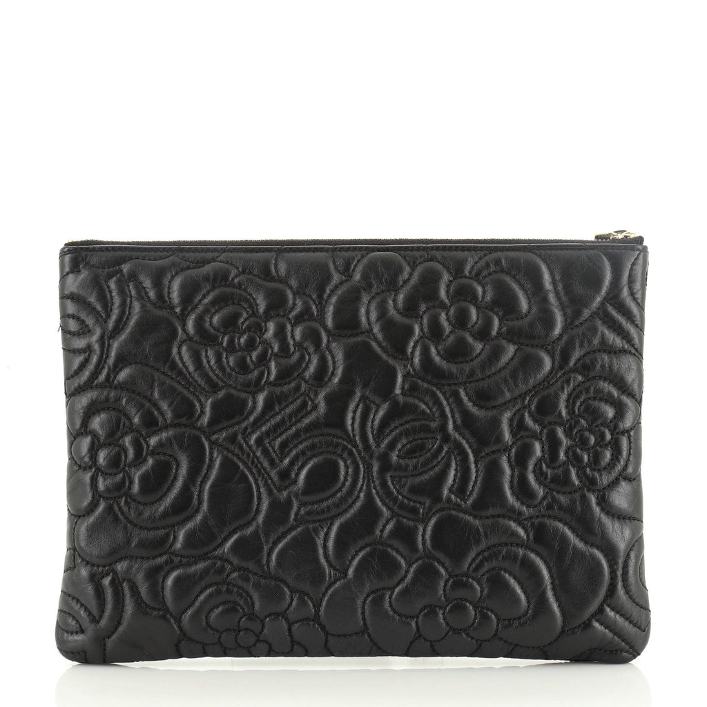 O Case Clutch Camellia Lambskin Medium