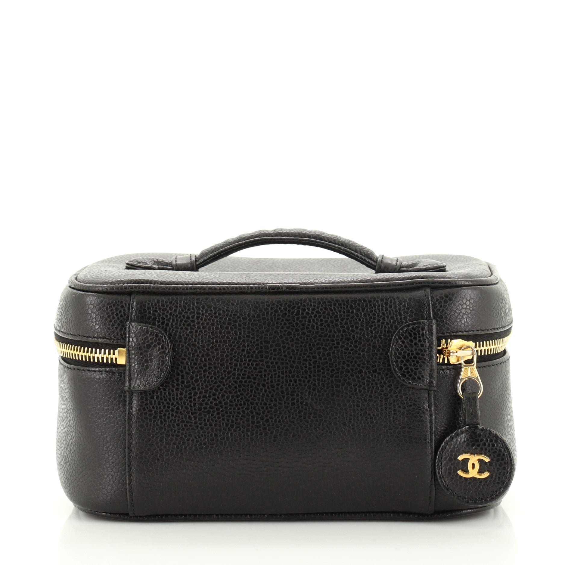 Vintage Timeless Cosmetic Case Caviar Medium