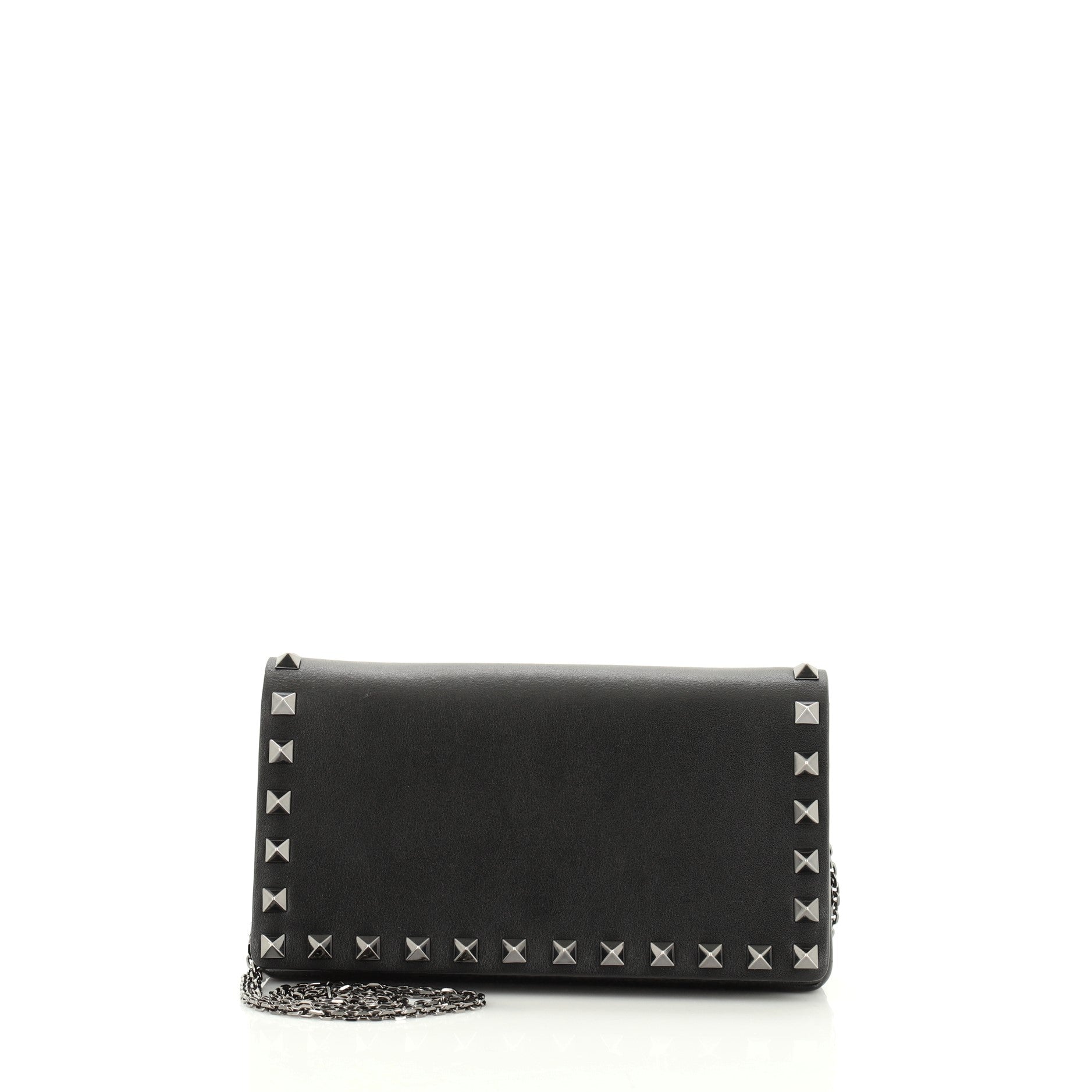 Rockstud Pouch Crossbody Bag Leather Mini