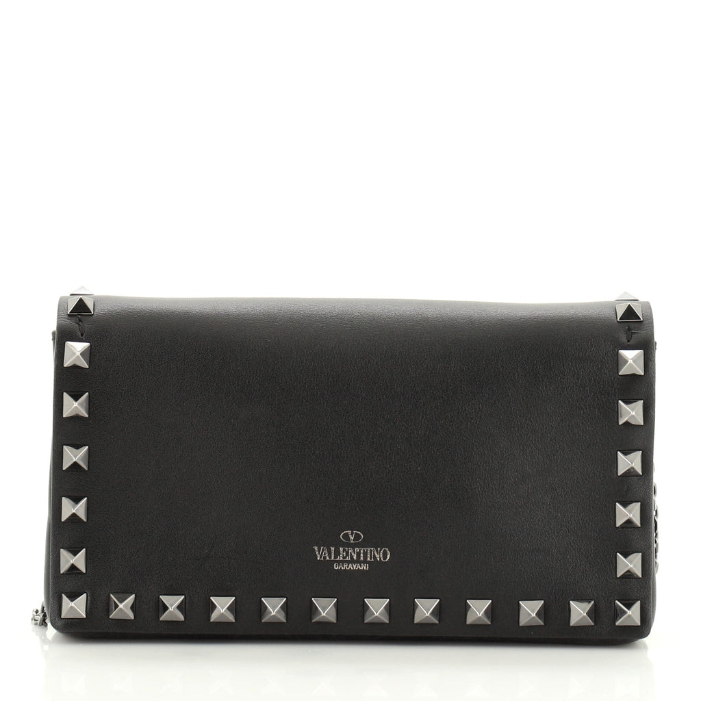 Rockstud Pouch Crossbody Bag Leather Mini