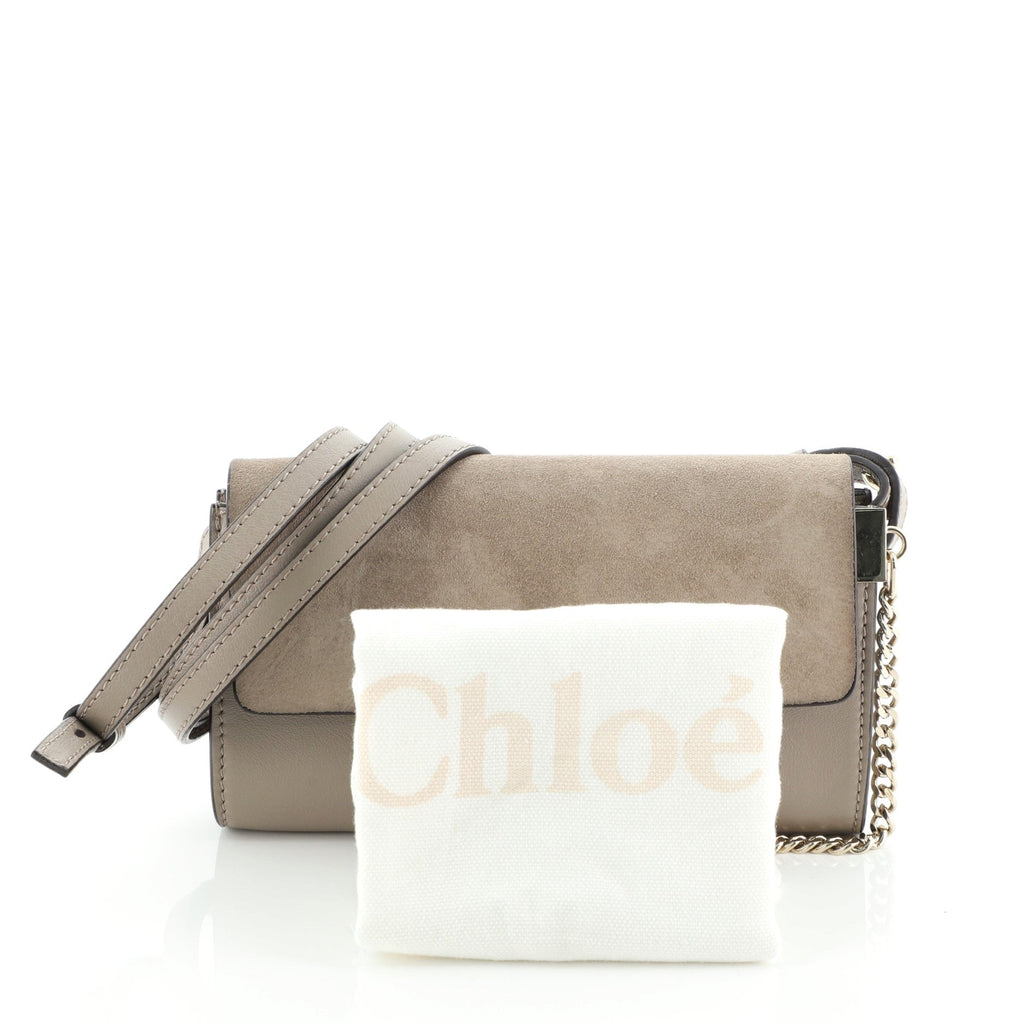 Faye Shoulder Bag Leather and Suede Mini