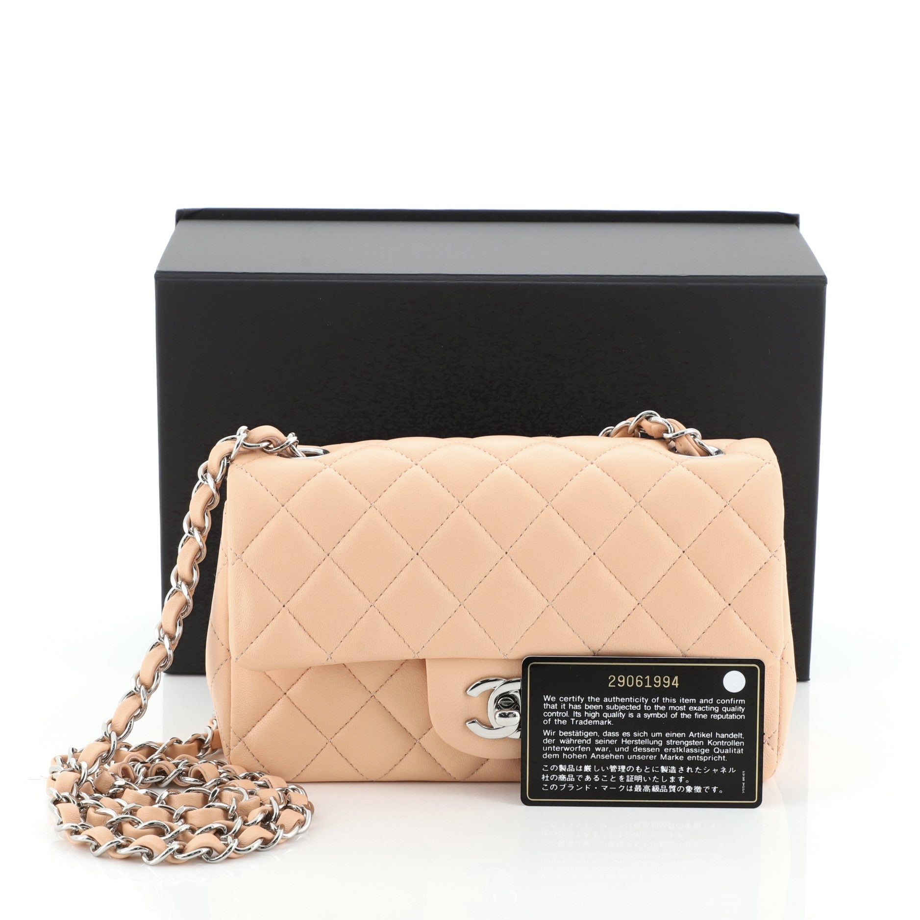 Classic Single Flap Bag Quilted Lambskin Mini
