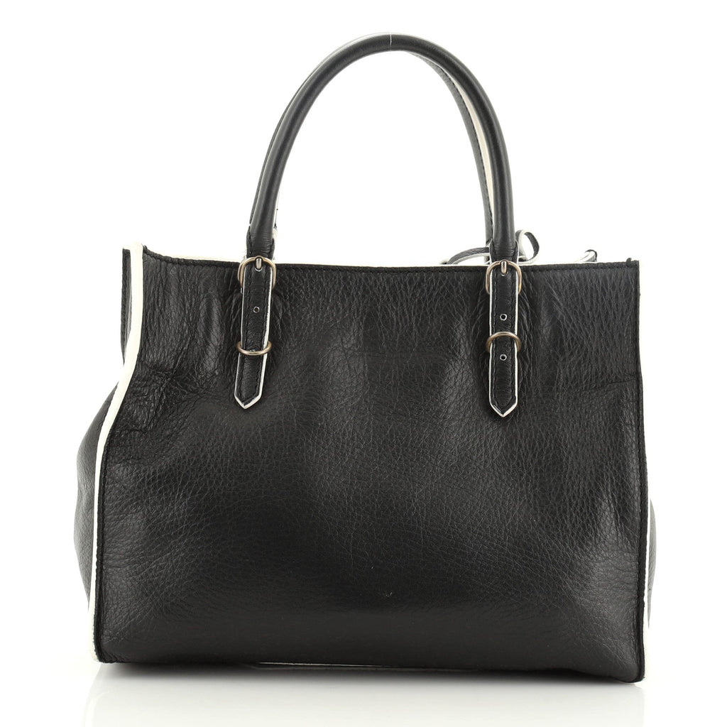 Papier A4 Classic Studs Bag Leather Mini