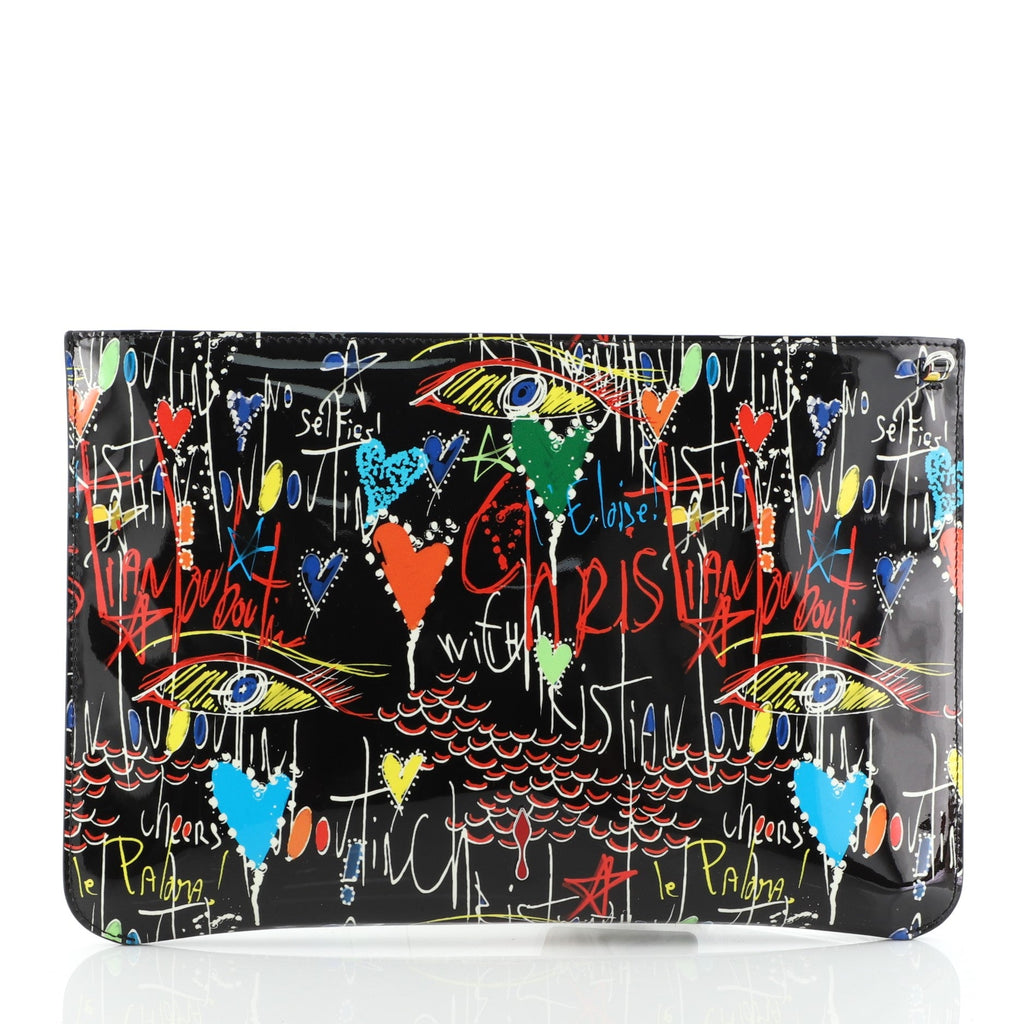 Loubiposh Clutch Printed Patent
