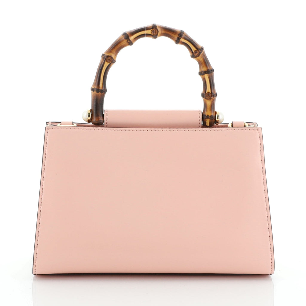 Nymphaea Top Handle Bag Leather Mini