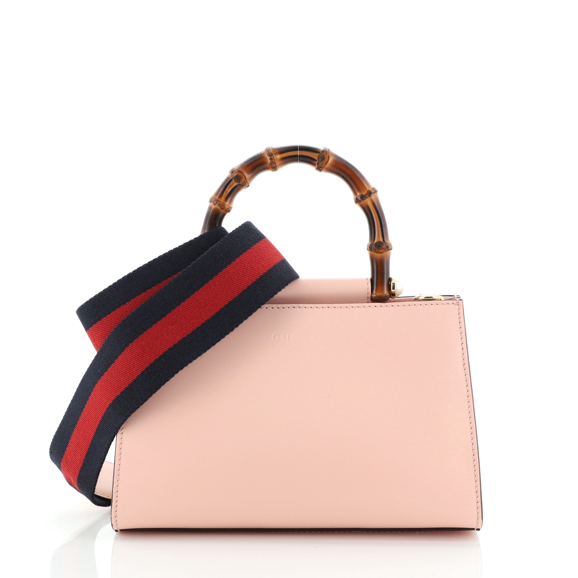 Nymphaea Top Handle Bag Leather Mini