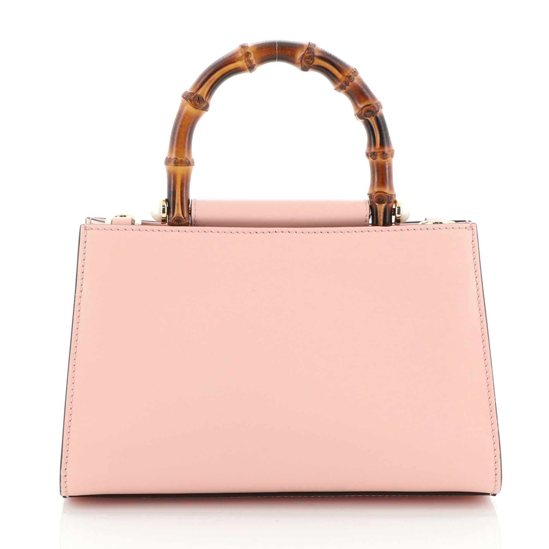 Nymphaea Top Handle Bag Leather Mini