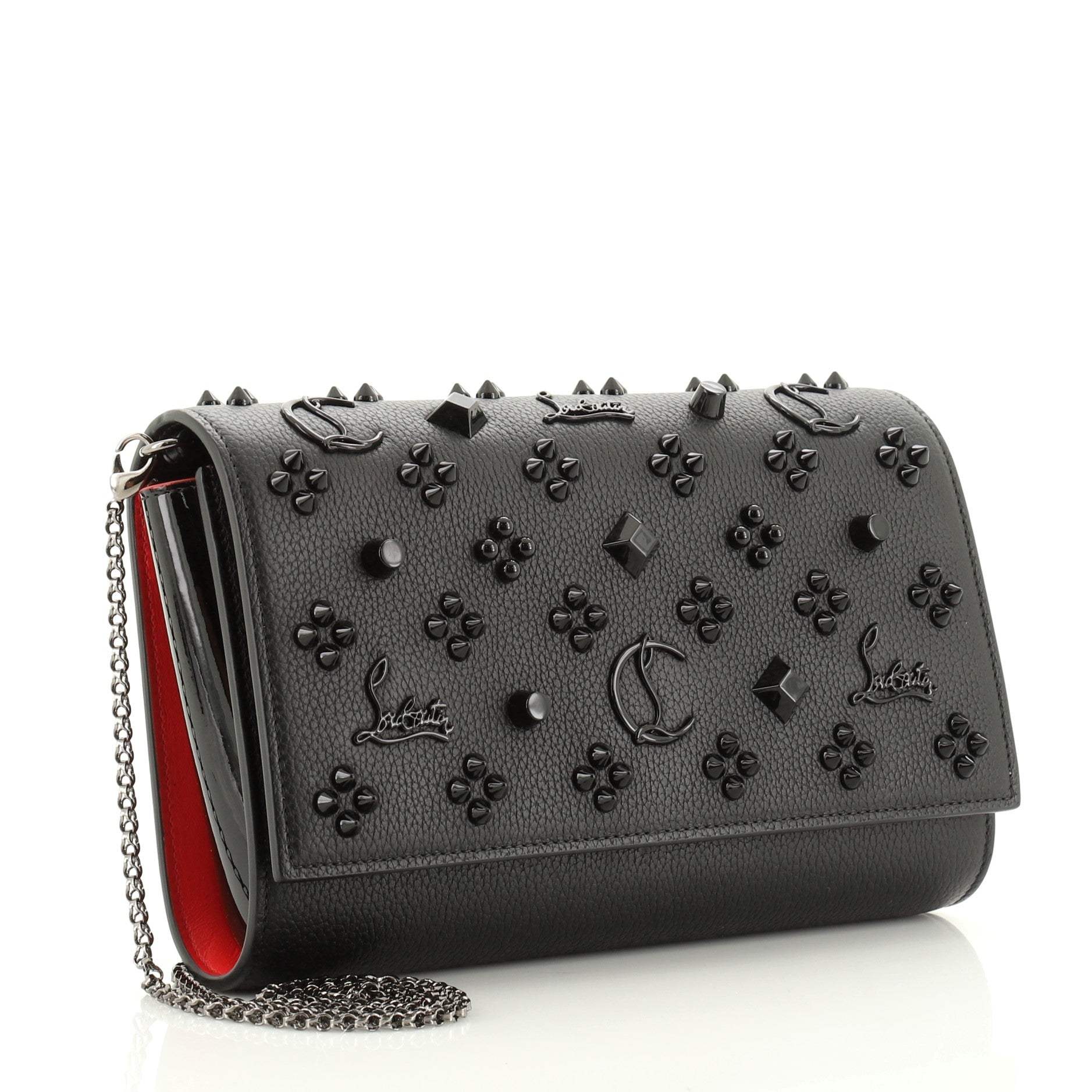 Paloma Clutch Embellished Leather Small