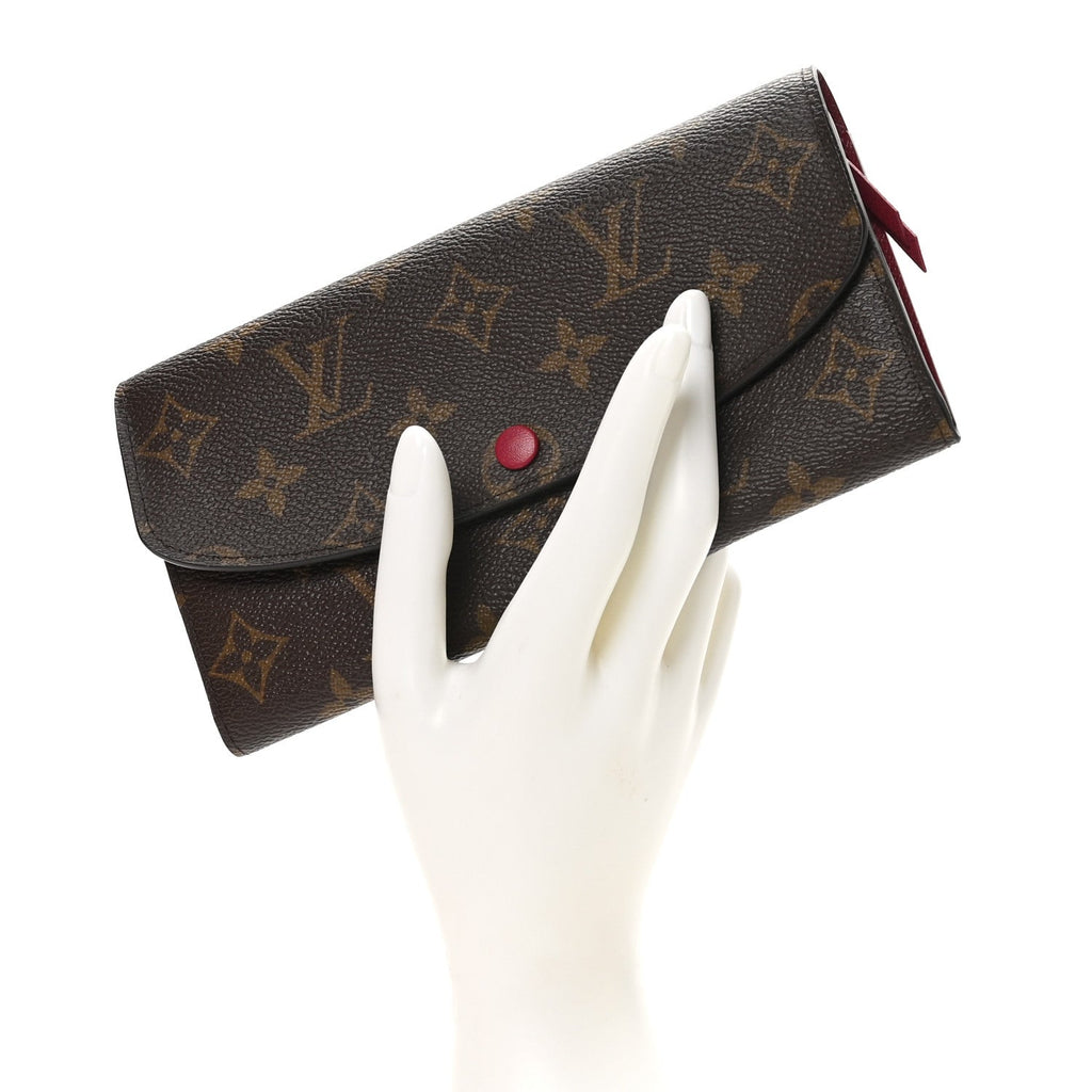 Monogram Emilie Wallet Fuchsia