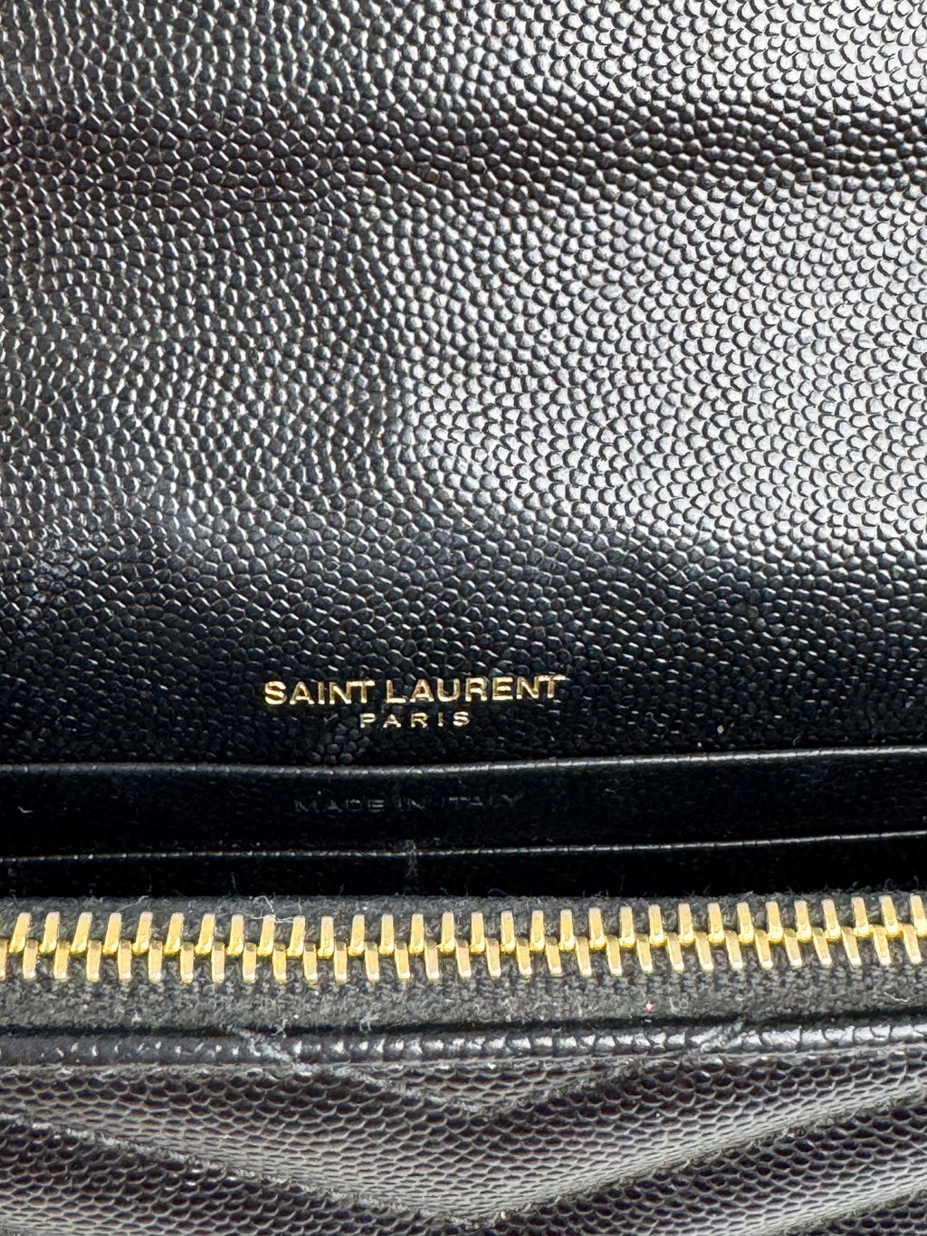 Saint Laurent YSL Chain Wallet Monogram Nero Wallet On A Chain bag