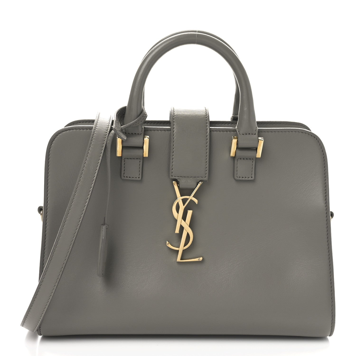 Calfskin Monogram Baby Cabas Fog