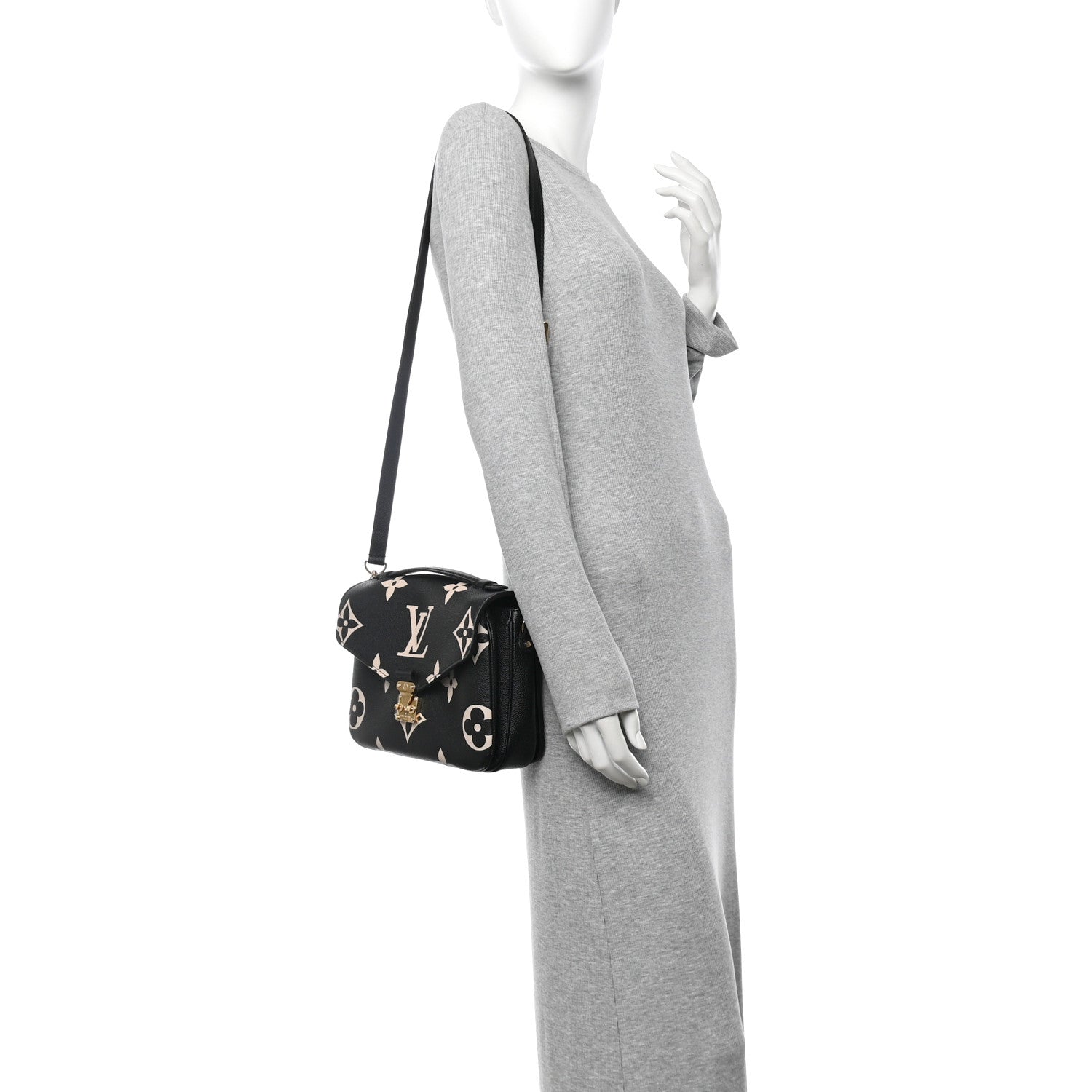 Empreinte Monogram Giant Pochette Metis Black Beige