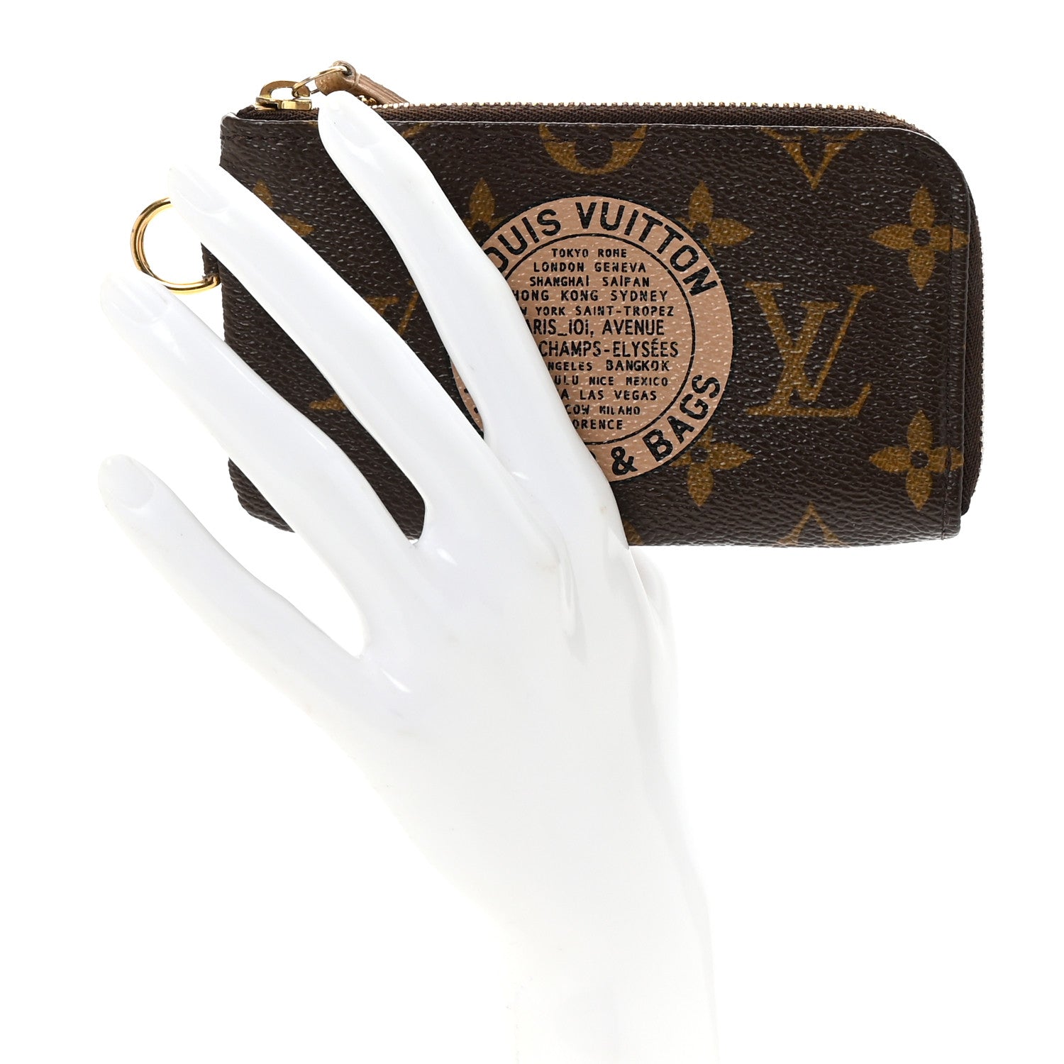 Monogram Complice Trunks and Bags Key Pouch Beige