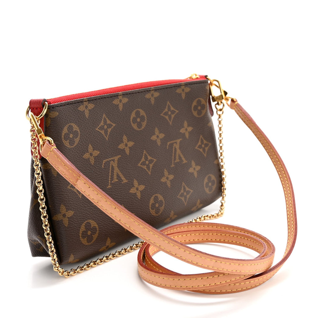 Monogram Pallas Clutch Poppy