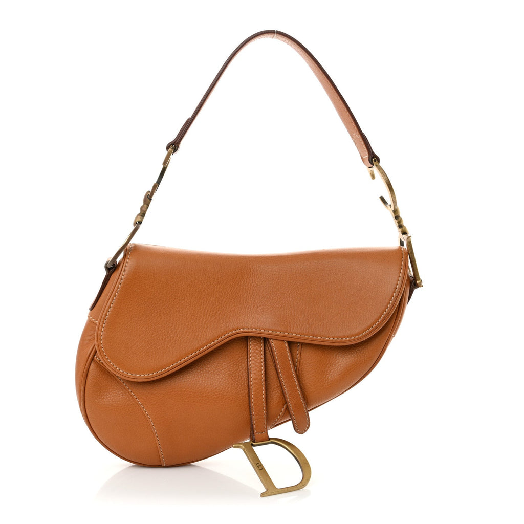 Calfskin Saddle Bag Tan