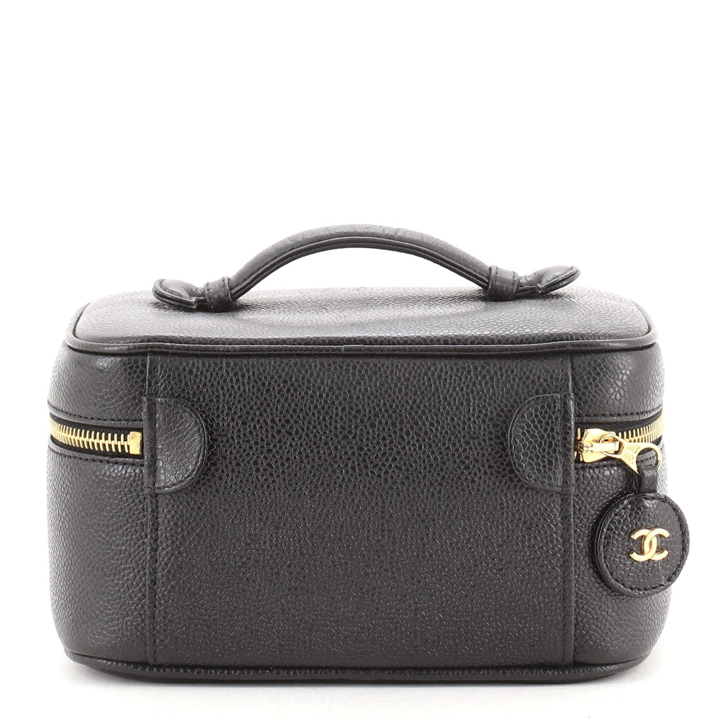 Vintage Timeless Cosmetic Case Caviar Medium