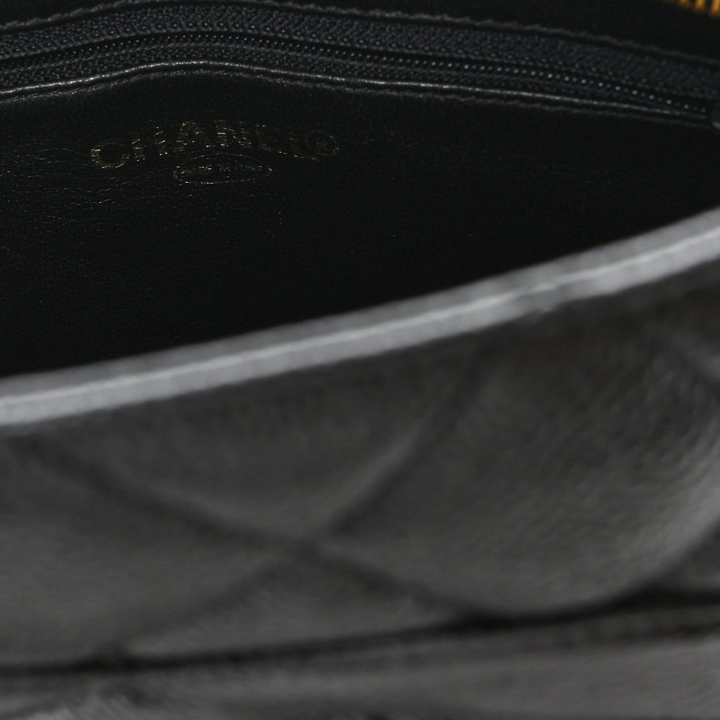 Caviar Quilted Medallion Tote Black