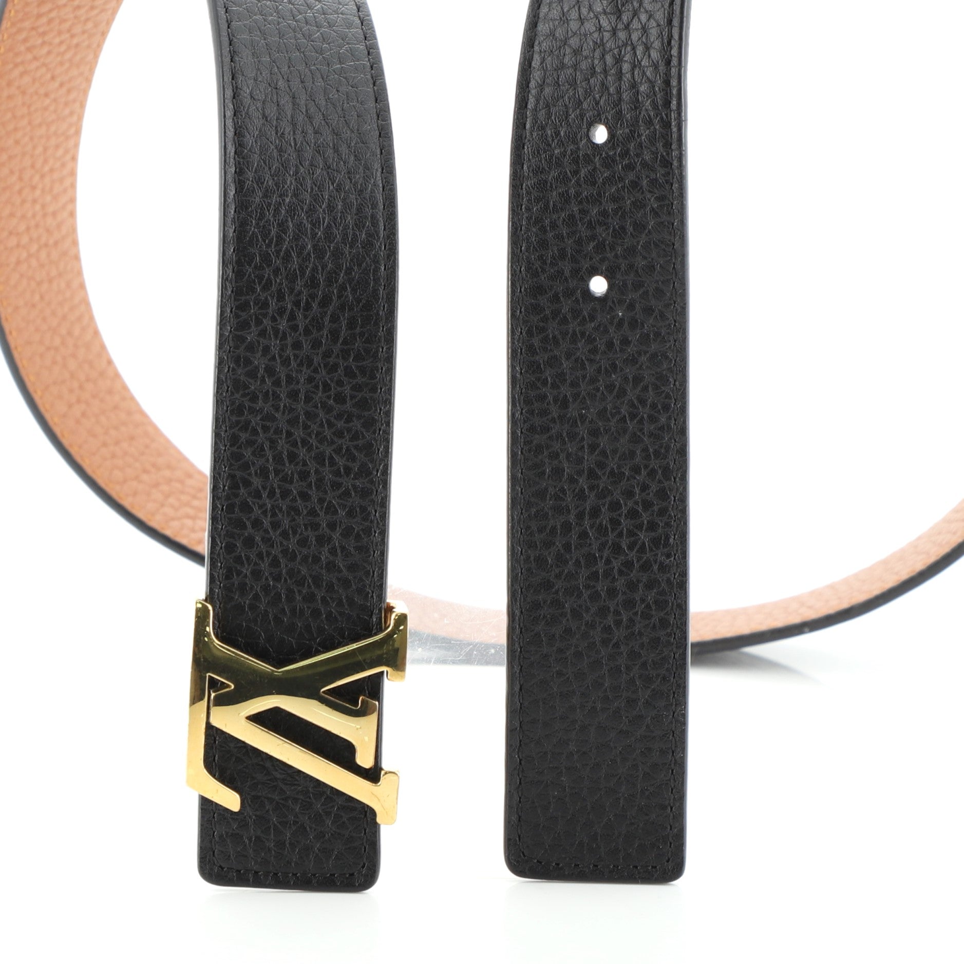 Initiales Reversible Belt Leather Medium 80
