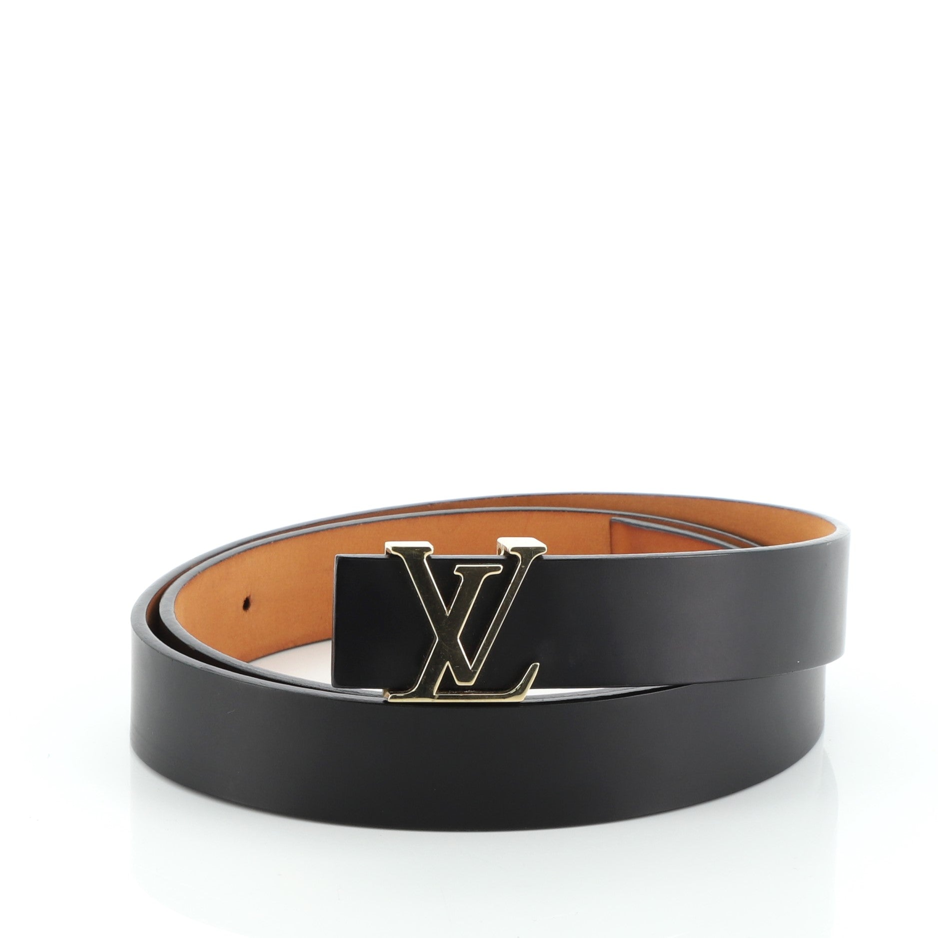 Initiales Belt Leather Thin 110