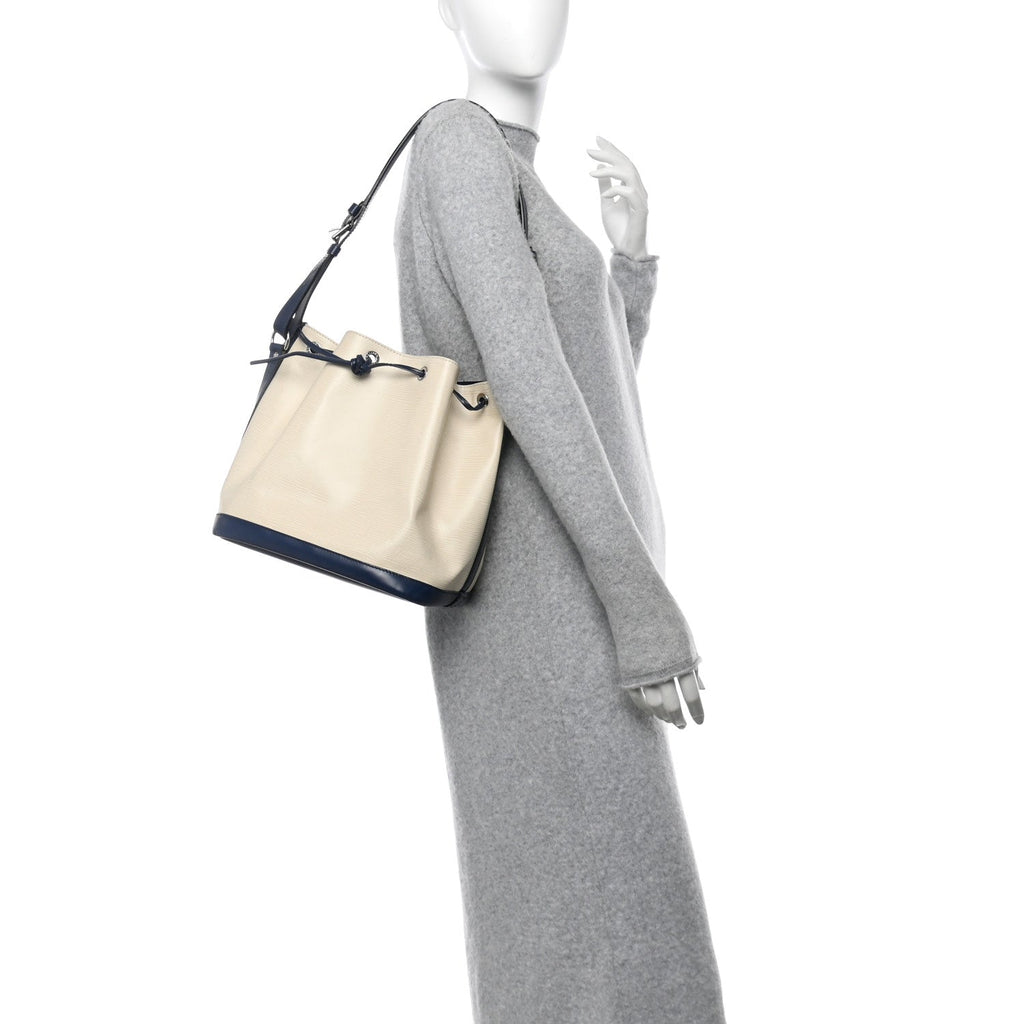 Epi Petit Bi-Color Noe Ivory Indigo