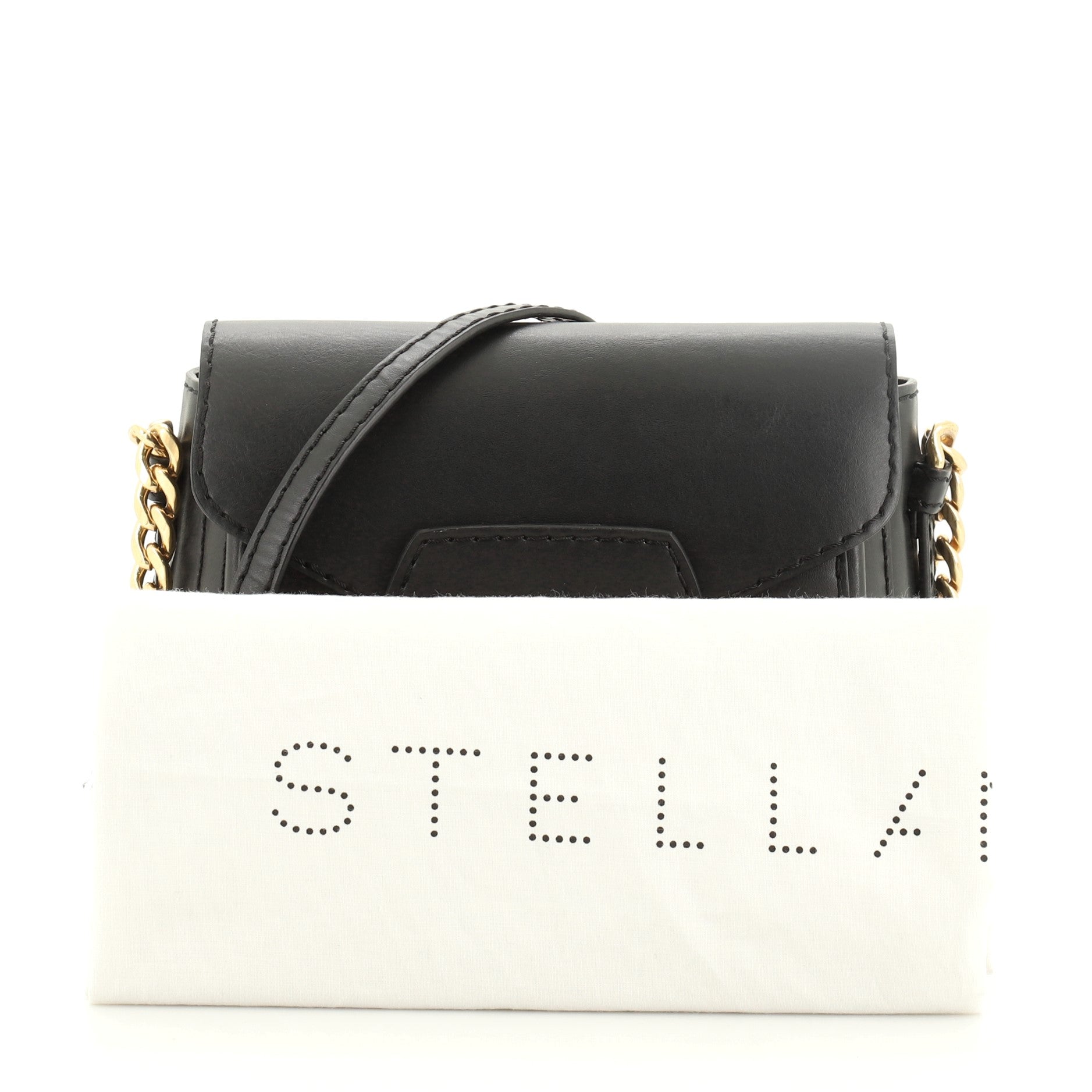 Popper Crossbody Bag Faux Leather Mini