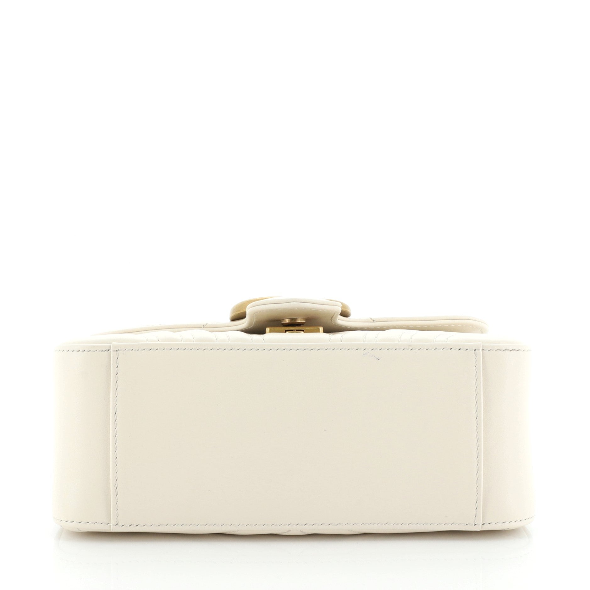GG Marmont Top Handle Flap Bag Matelasse Leather Mini