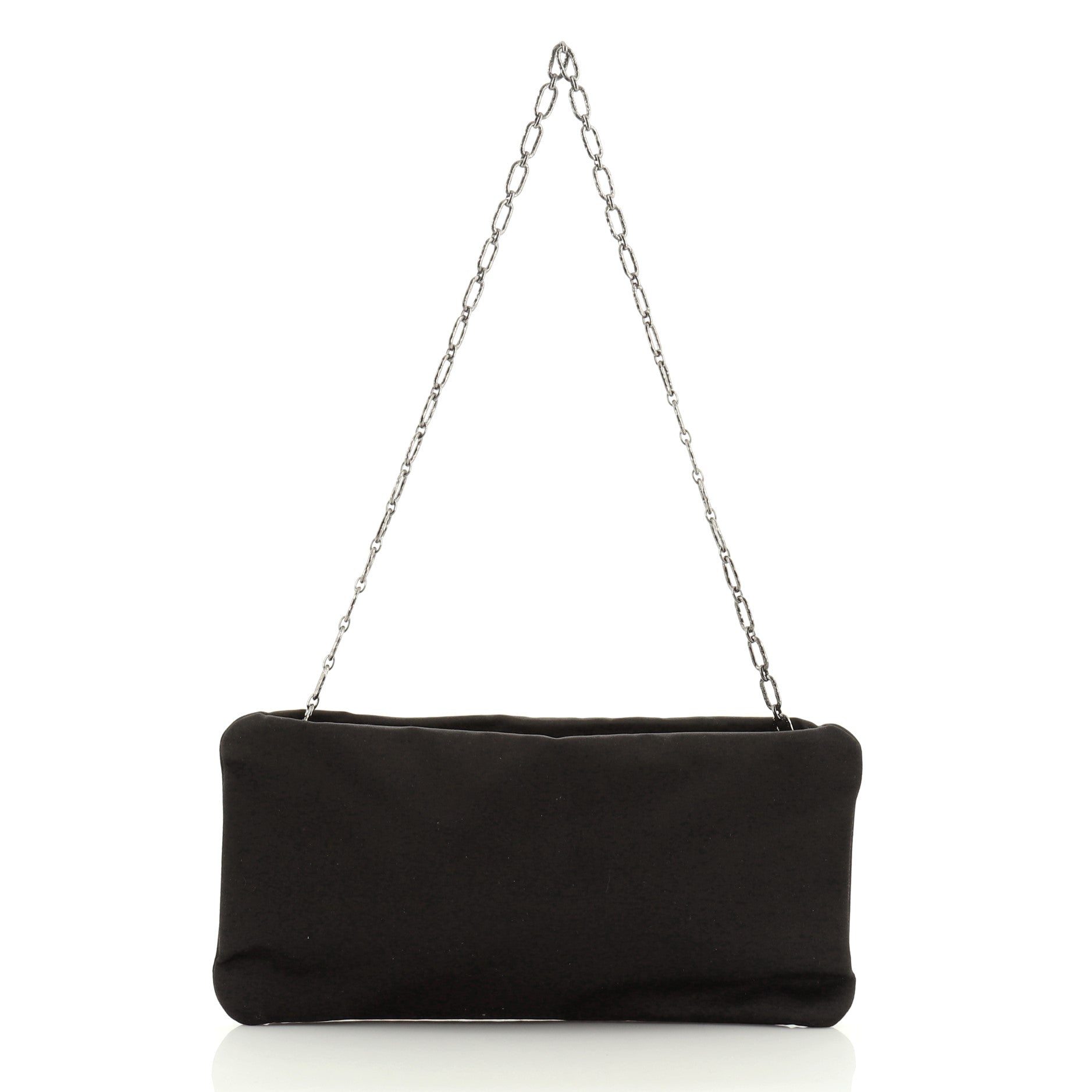 Camellia Diamante Convertible Clutch Crystal Embellished Satin Small