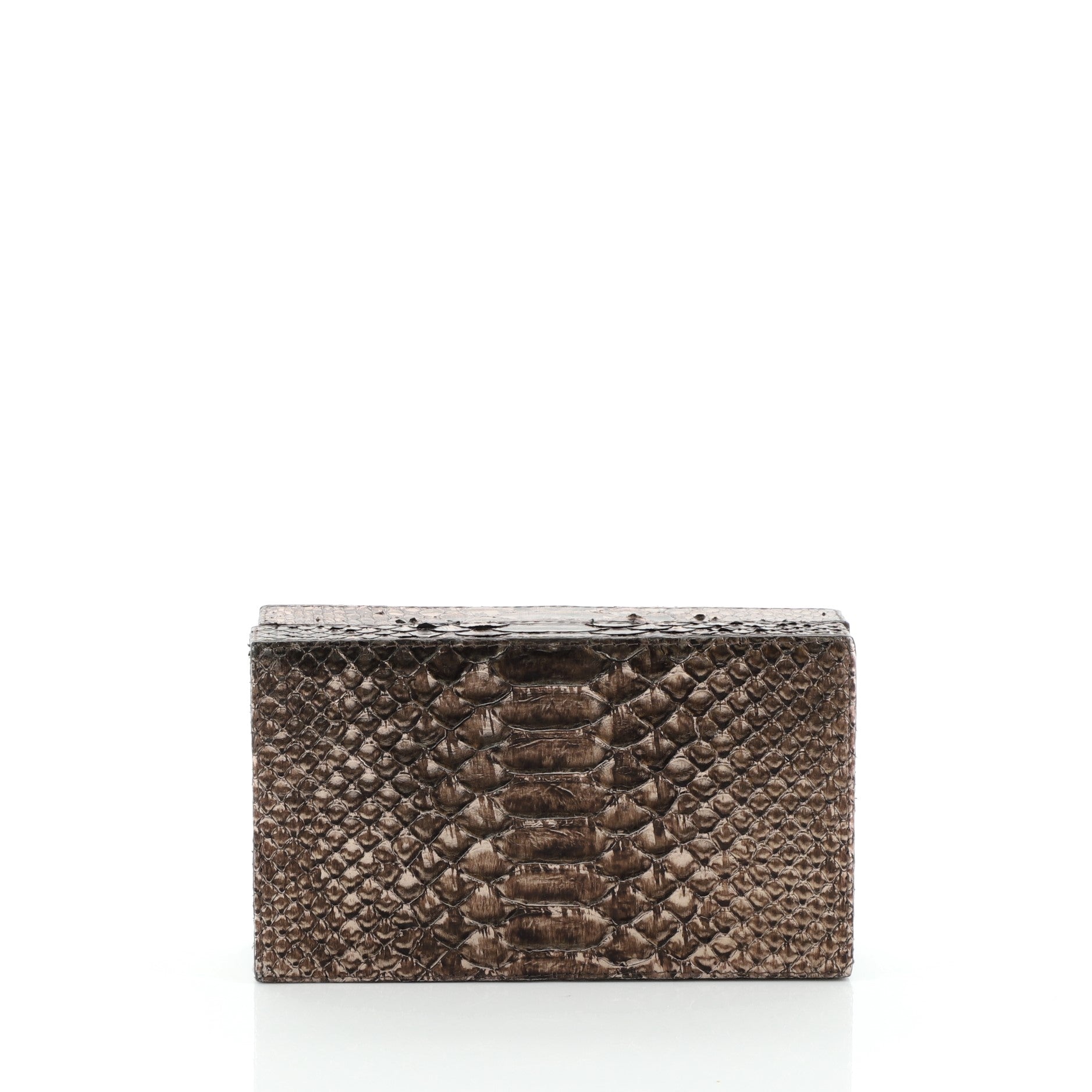 Box Clutch Crocodile Small