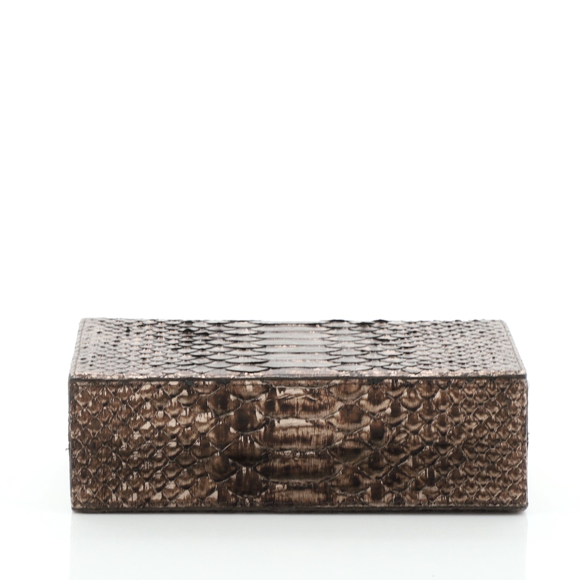 Box Clutch Crocodile Small