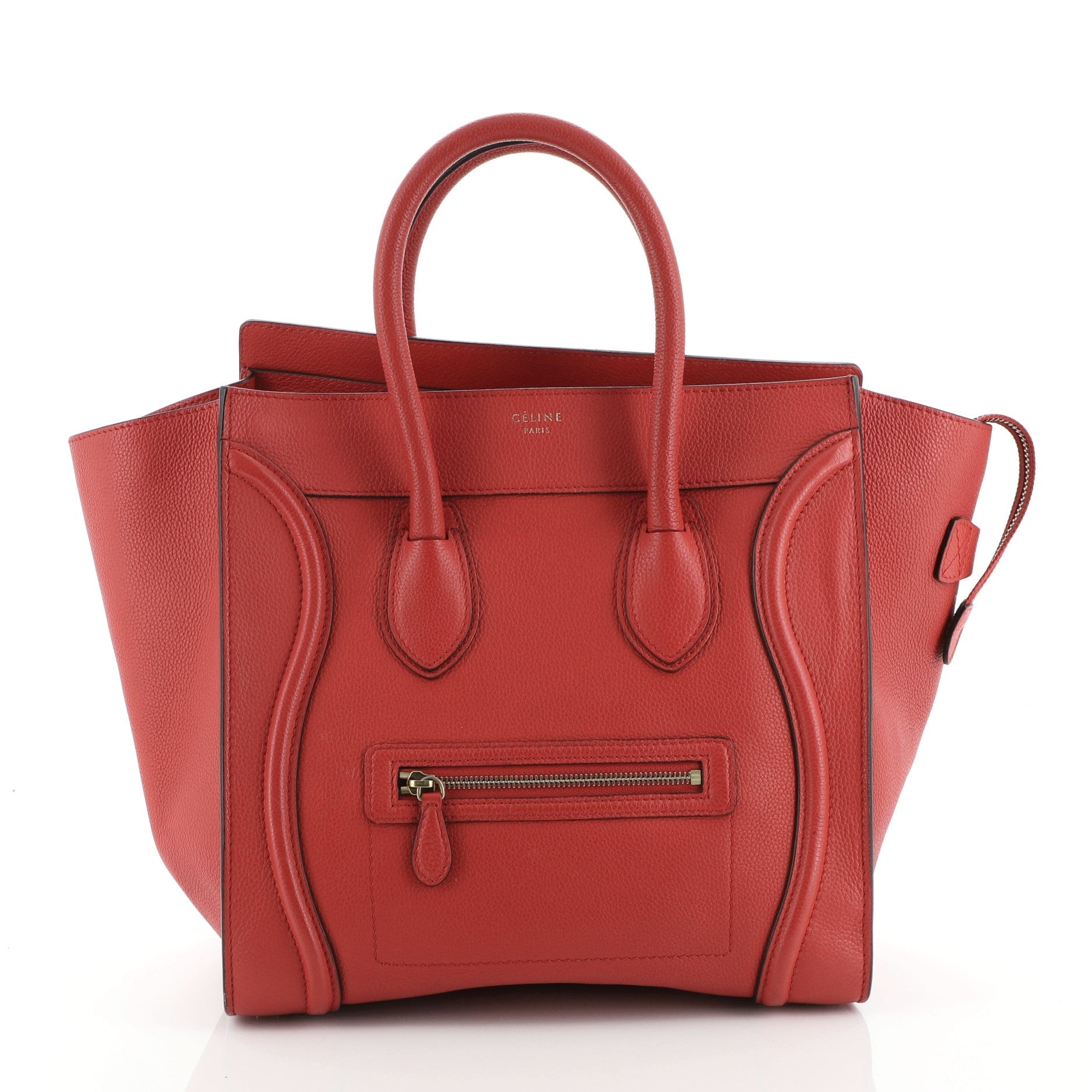 Luggage Bag Grainy Leather Mini