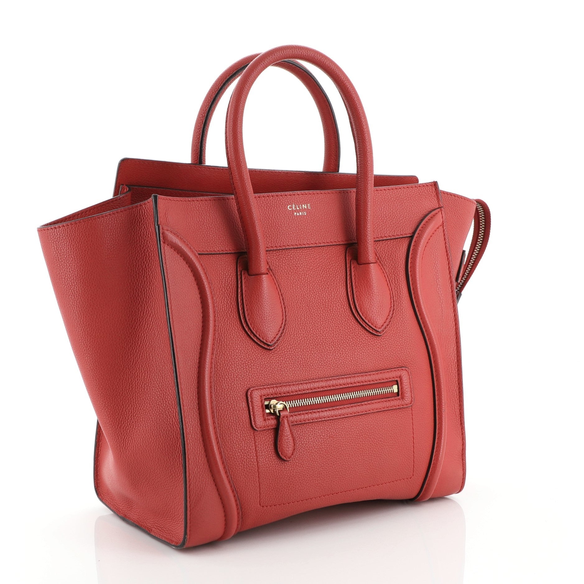 Luggage Bag Grainy Leather Mini