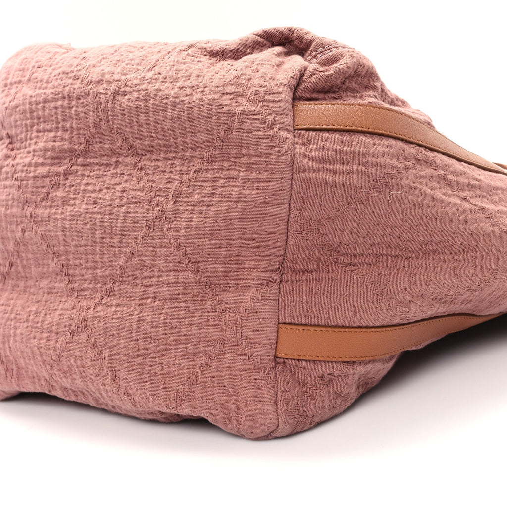 Canvas Small Double Face Shopping Tote Pink