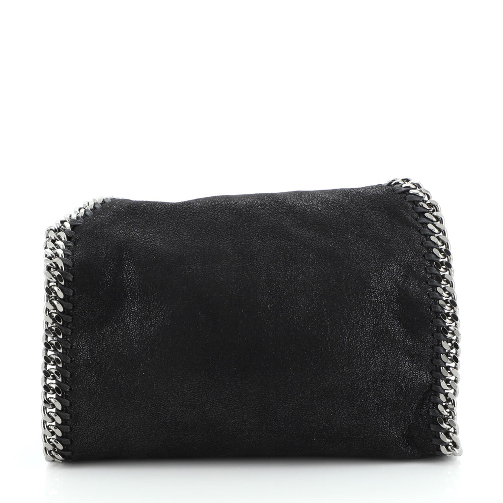 Falabella Fold Over Crossbody Bag Studded Shaggy Deer Mini