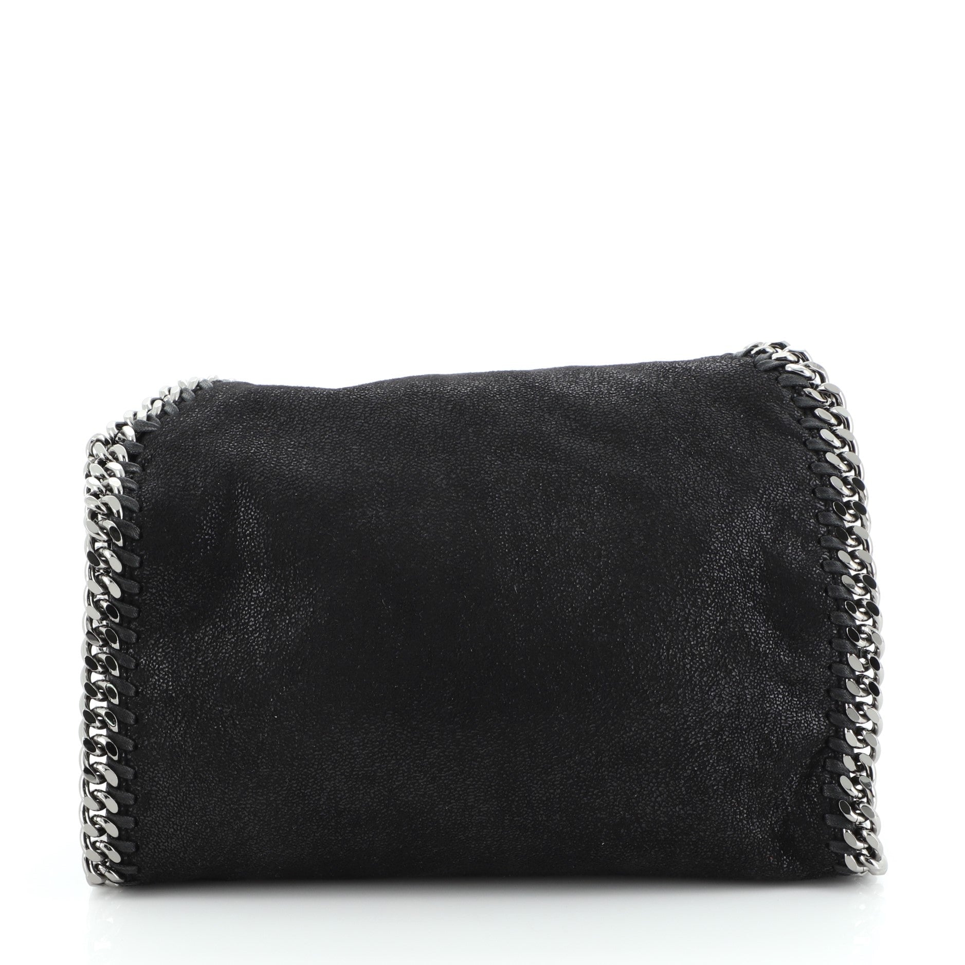 Falabella Fold Over Crossbody Bag Studded Shaggy Deer Mini