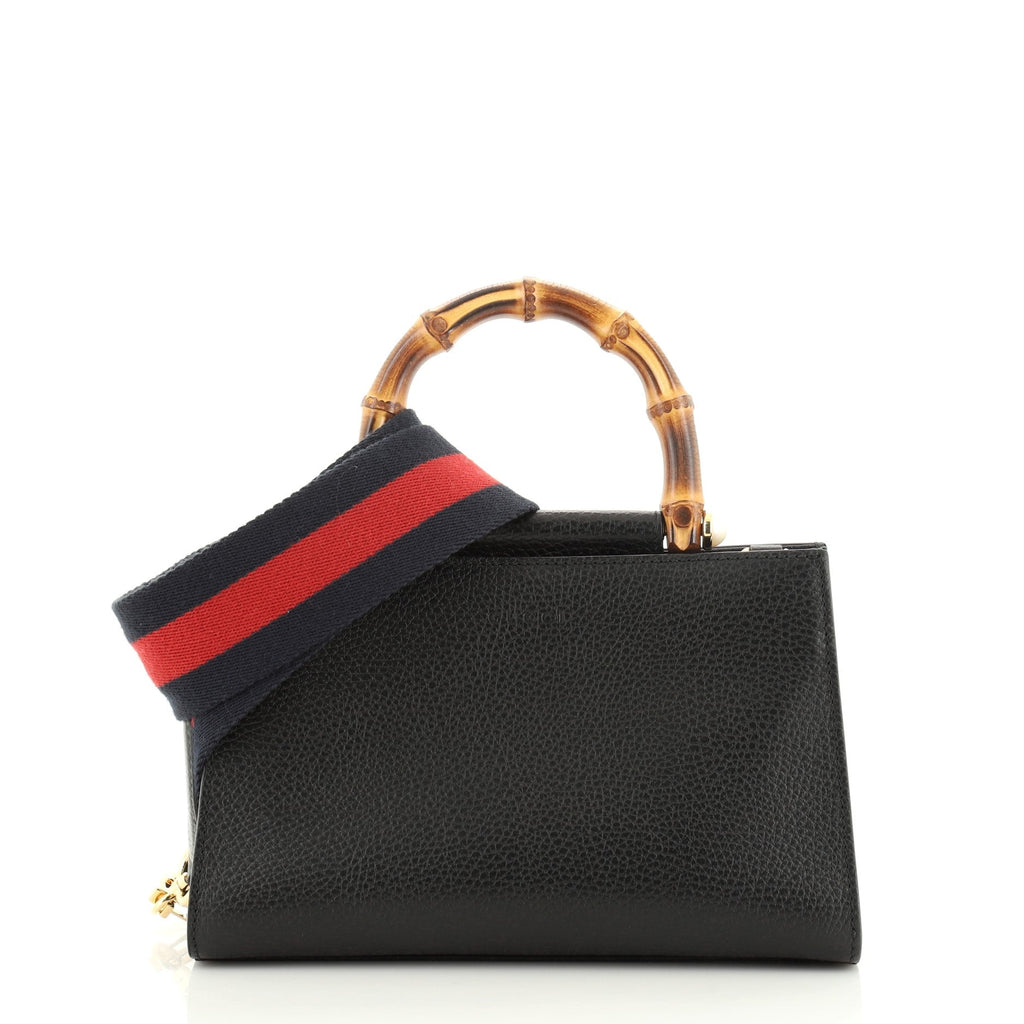 Nymphaea Top Handle Bag Leather Mini