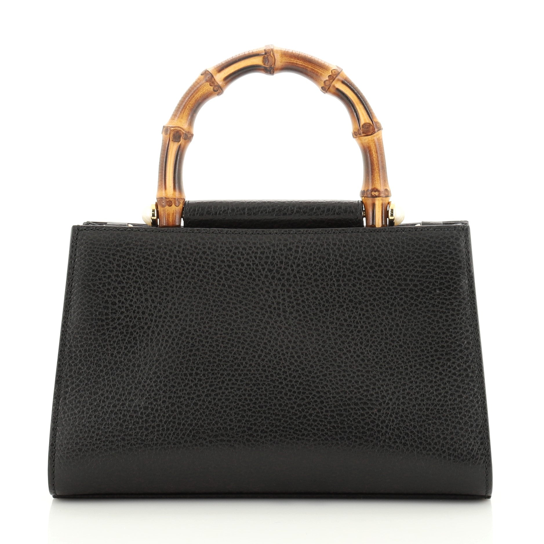 Nymphaea Top Handle Bag Leather Mini