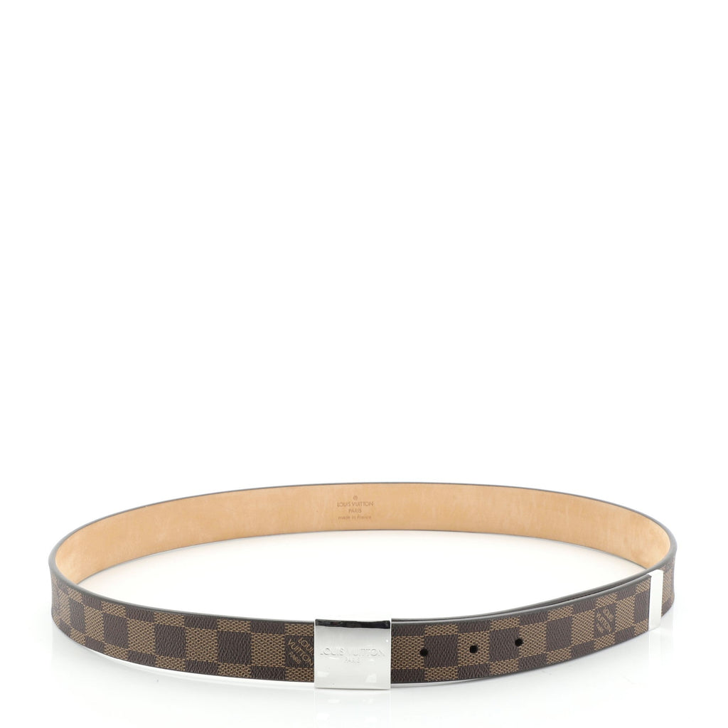 Ceinture Carre Belt Damier Thin 100