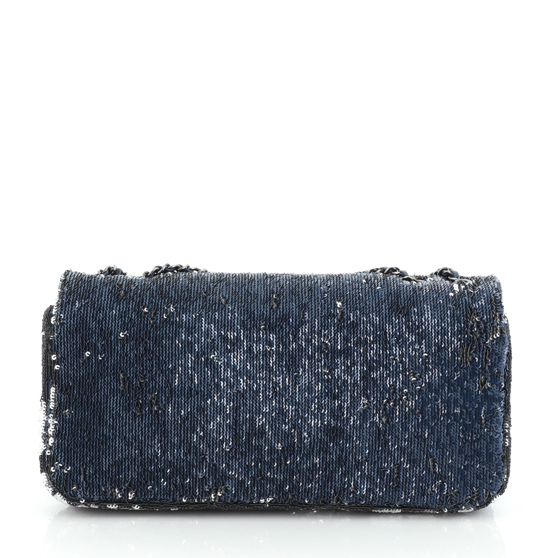 Coco Cuba Chain Clutch Sequins