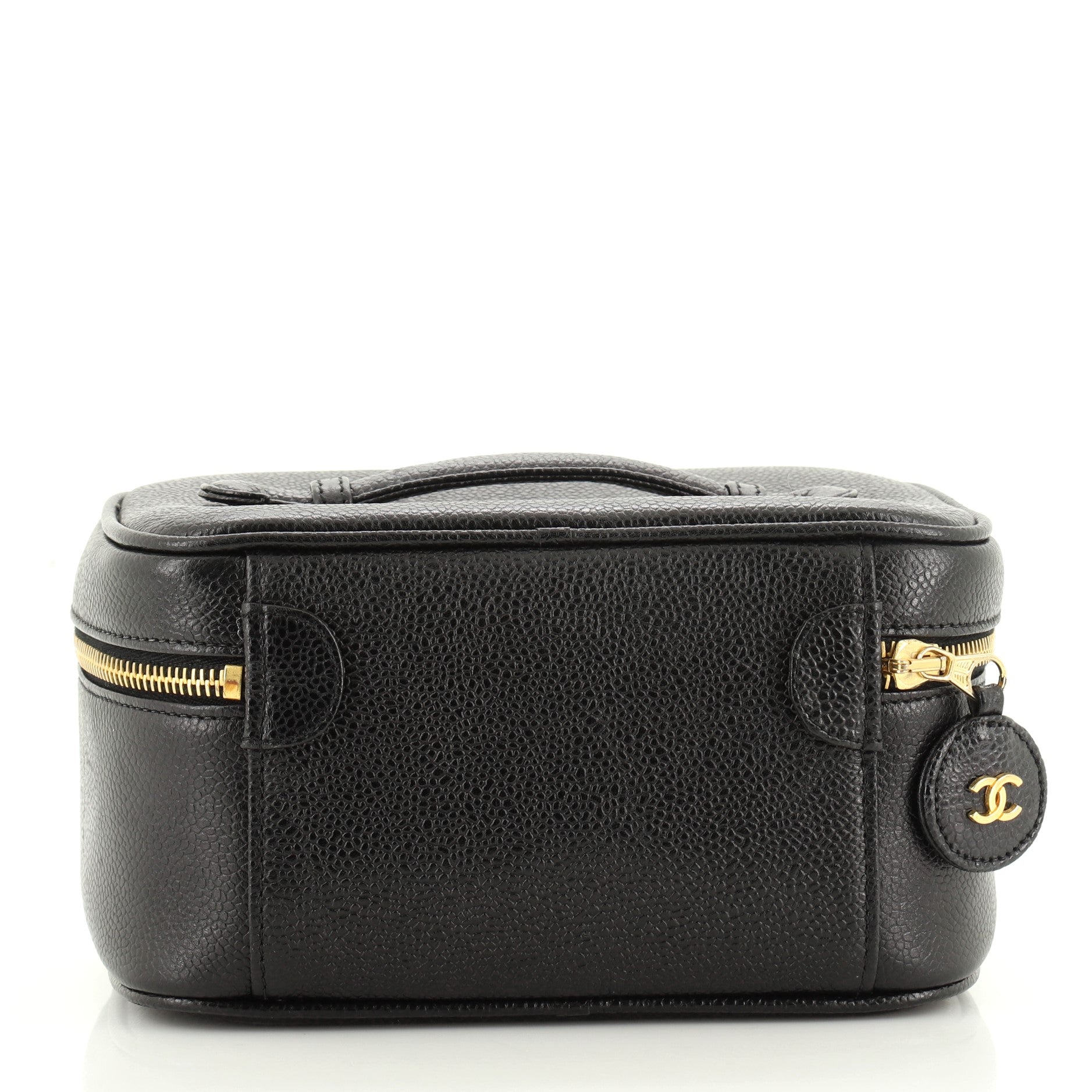 Vintage Timeless Cosmetic Case Caviar Medium