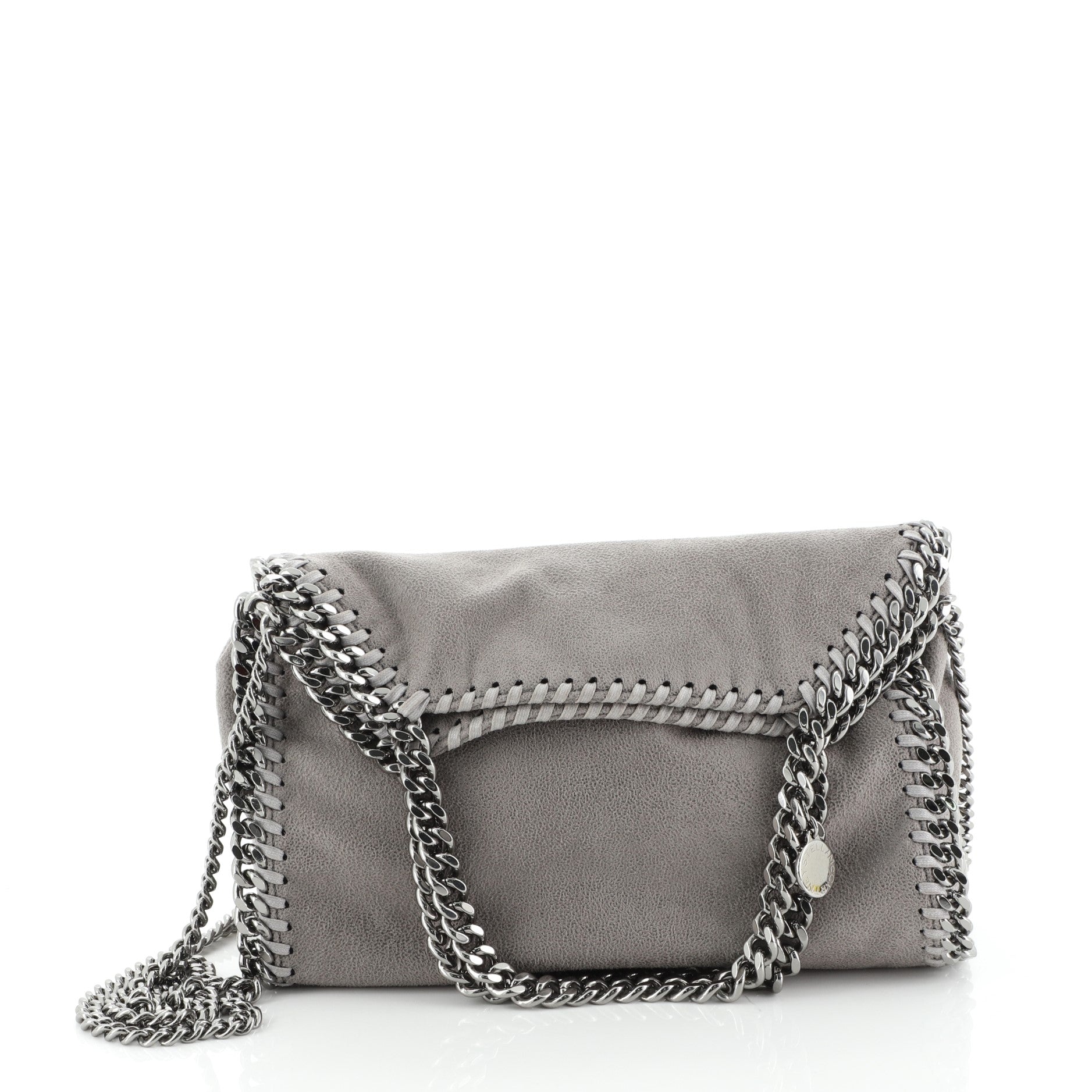 Falabella Fold Over Crossbody Bag Shaggy Deer Mini