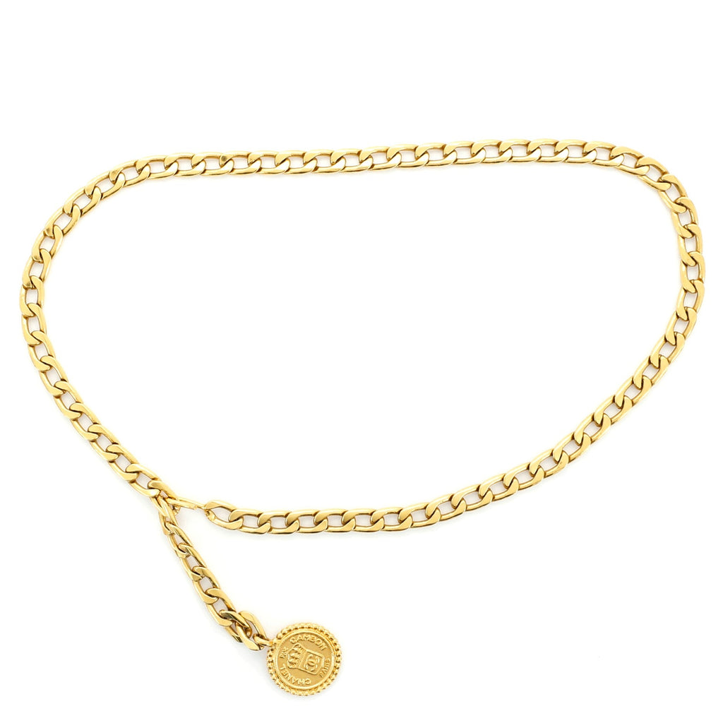 Vintage Medallion Chain Belt Metal