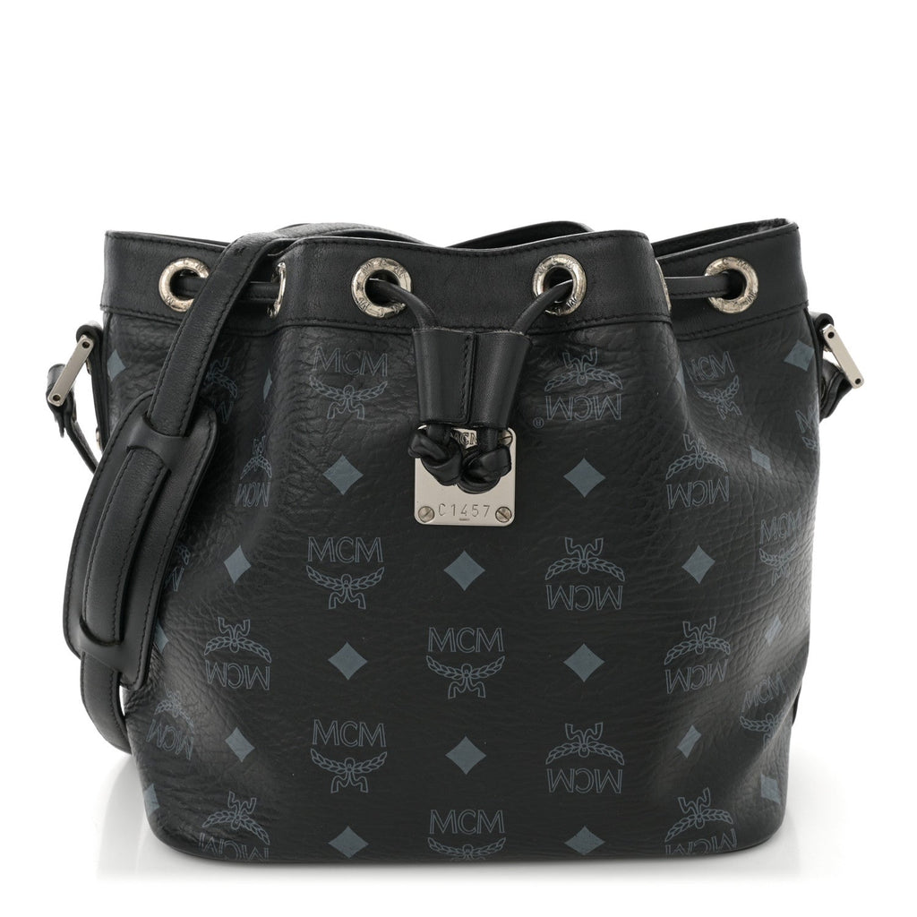 Visetos Essential Drawstring Bucket Bag Black