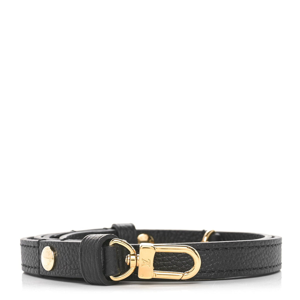 Calfskin Buci Shoulder Strap Black