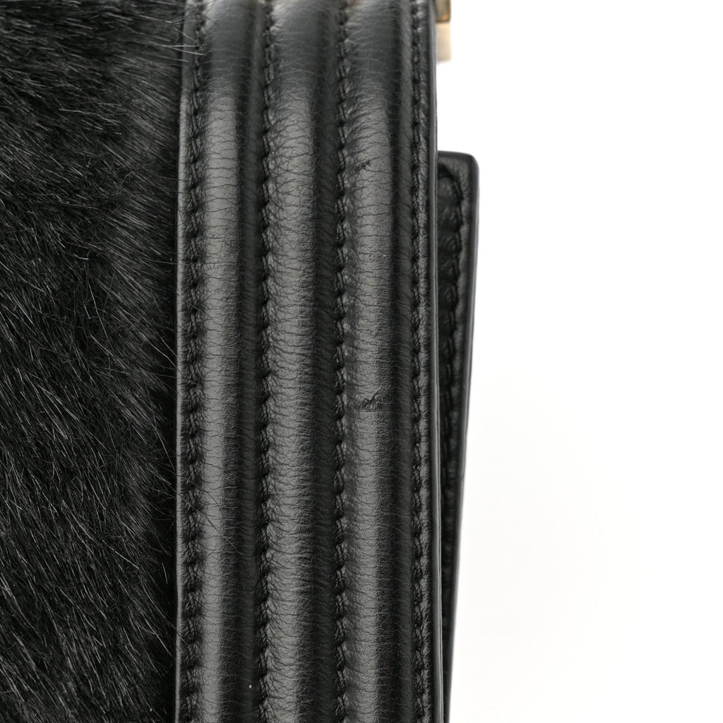 Goat Hair Medium Celtic Boy Flap Black