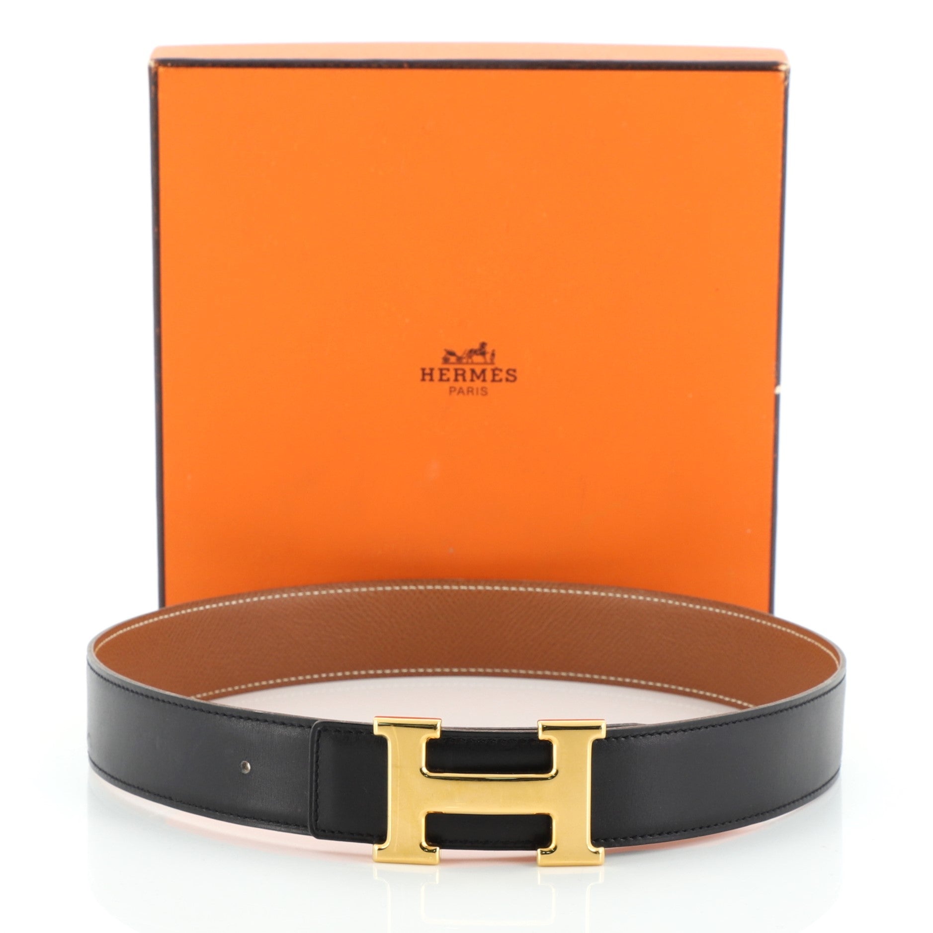 Constance Reversible Belt Leather Thin 65