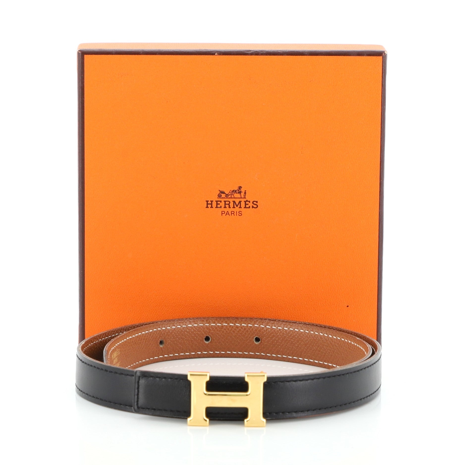 Constance Reversible Belt Leather Thin 65