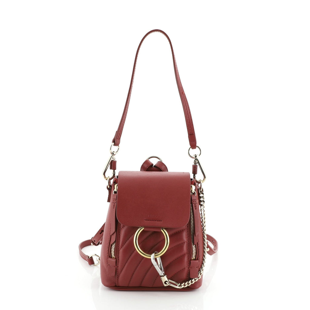 Faye Backpack Quilted Leather Mini