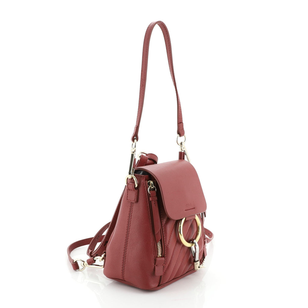 Faye Backpack Quilted Leather Mini