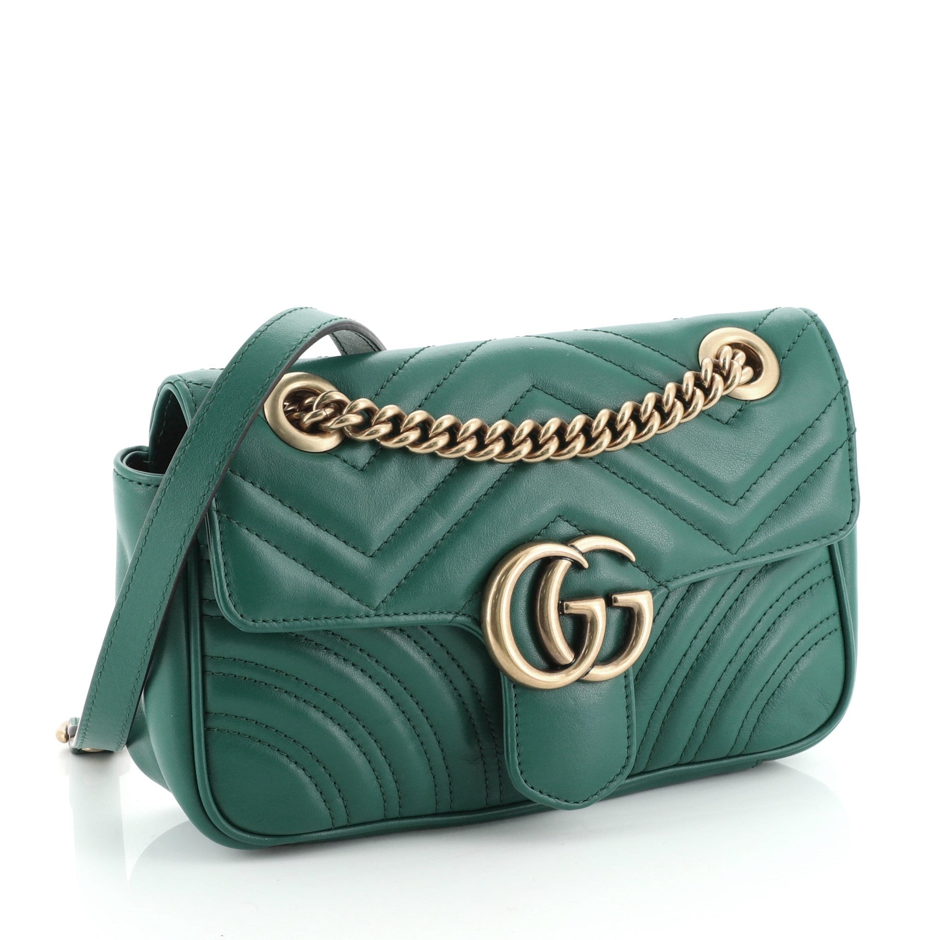 GG Marmont Flap Bag Matelasse Leather Mini