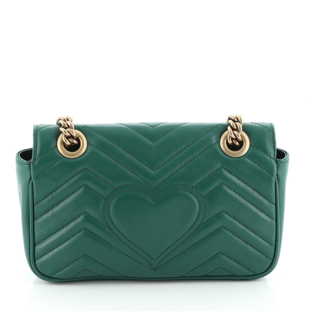 GG Marmont Flap Bag Matelasse Leather Mini